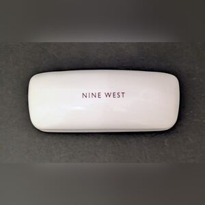 Nine West Eyeglass White Hard Plastic Case